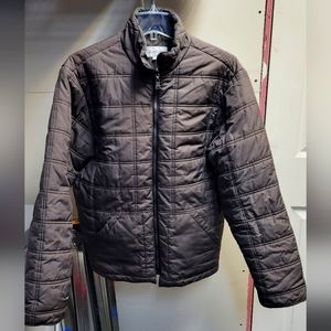 Calvin Klein quilted jacket, small, brown